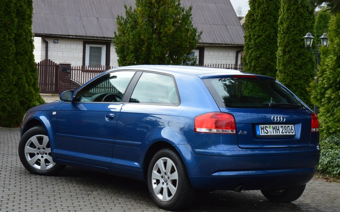 Audi A3 cena 15900 przebieg: 197356, rok produkcji 2008 z Szklarska Poręba małe 781